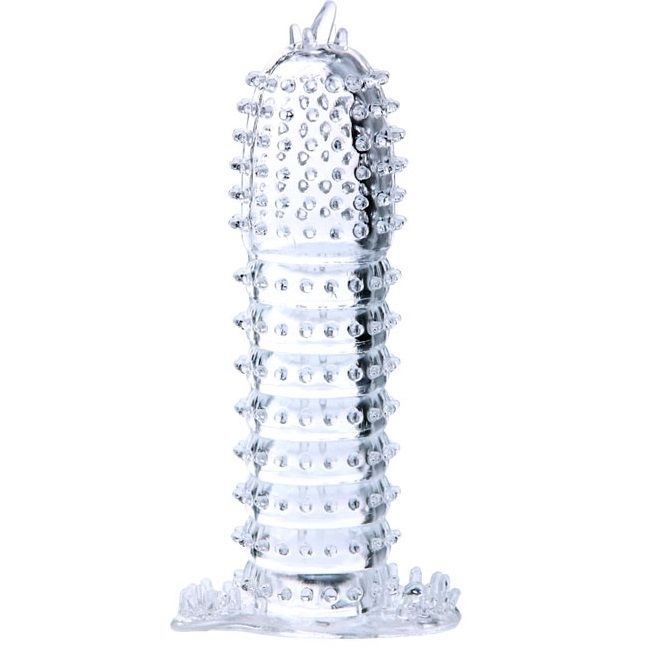 Gaine à Pénis Texturée Points Stimulants 14 cm - Silicone - Baile