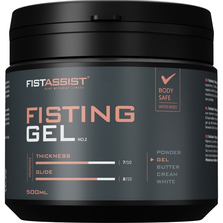 Gel de Fisting Extra-Épais Fist Assist Base Eau 500 ml - Cobeco Pharma
