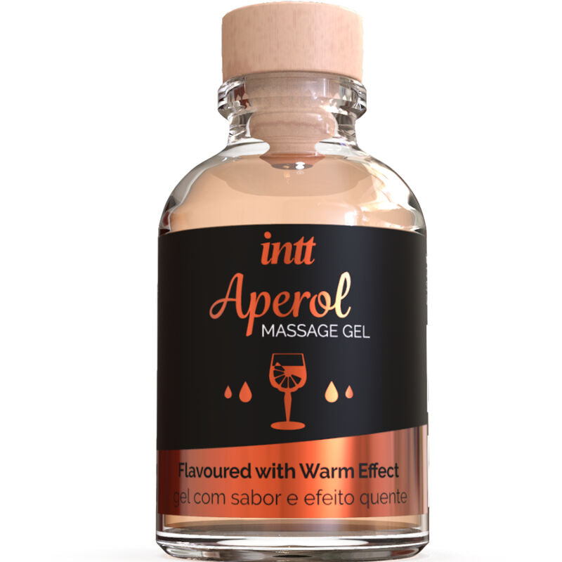 Gel de Massage Comestible Saveurs Gourmandes Effet Chauffant - Intt
