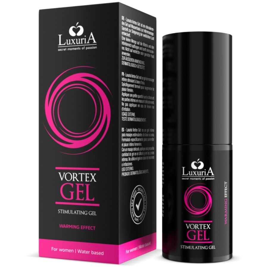 Gel de Massage Effet Thermique Vortex 30 ml Chauffant ou Refroidissant - Intimateline