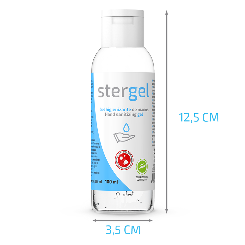 Gel Hydroalcoolique Mains Aloe Vera 100ml Sans Rinçage - Stergel