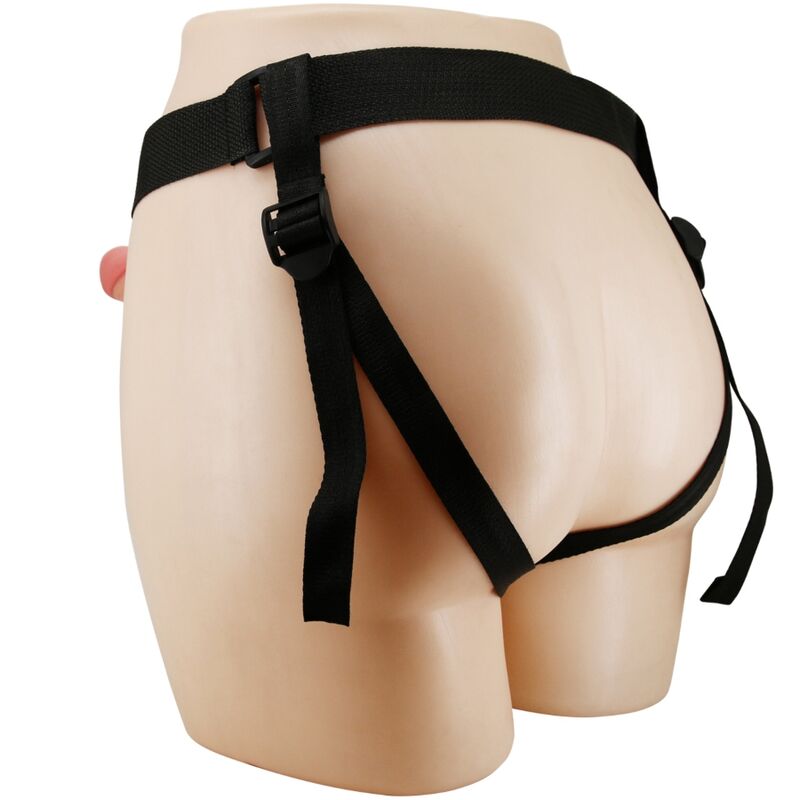 Gode Ceinture Universel Mavis Harnais Réglable 19 cm Naturel - Pretty Love
