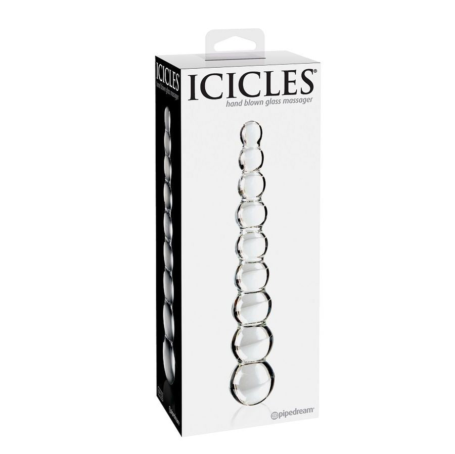Gode en Verre Soufflé N°2 Diamètre Croissant Thermosensible - Icicles