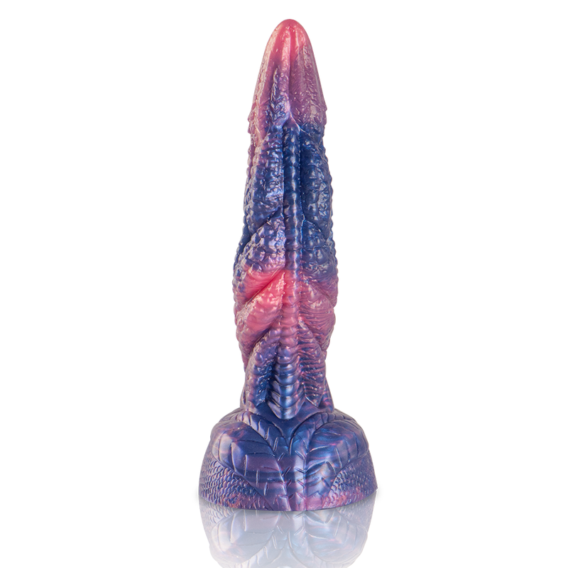 Gode Fantasy Dionysus Silicone Couleurs Vibrantes 20 cm - Epic Cybersilicock