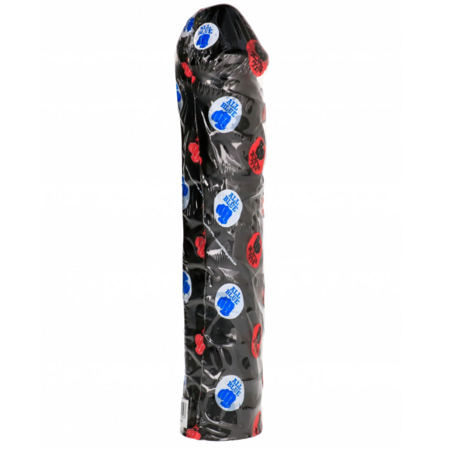 Gode Géant Fisting XXL 32 cm Veiné Réaliste TPR - All Black