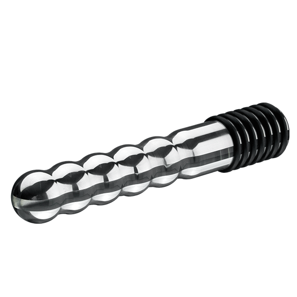 Gode Électro Wave Aluminium Nervuré Bipolaire Point G & P - ElectraStim