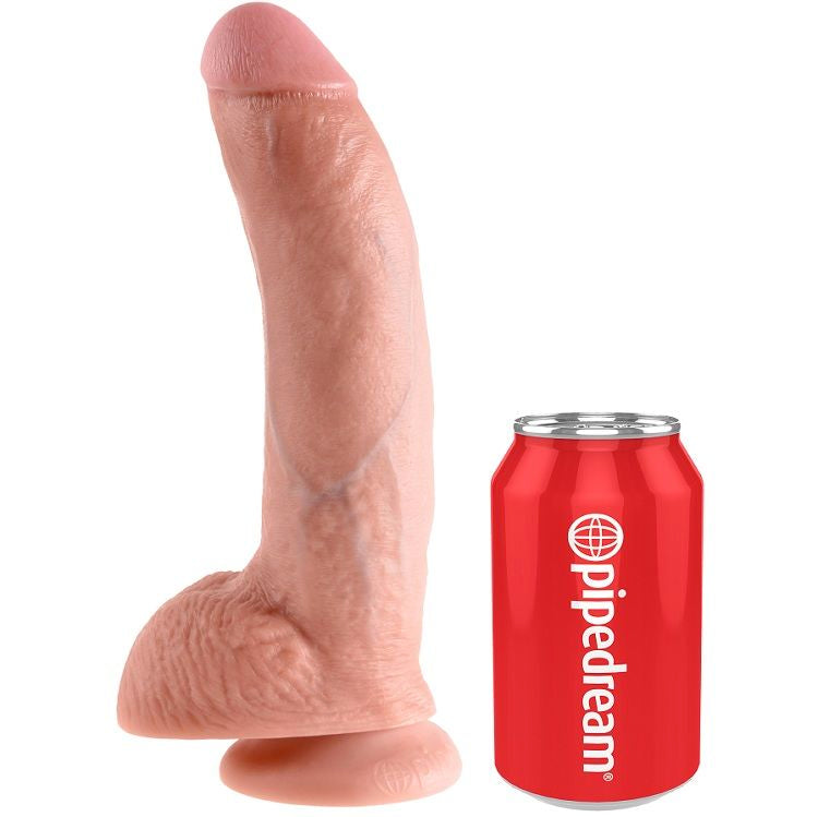 9 cm latex et testicules ventouse — King Cock