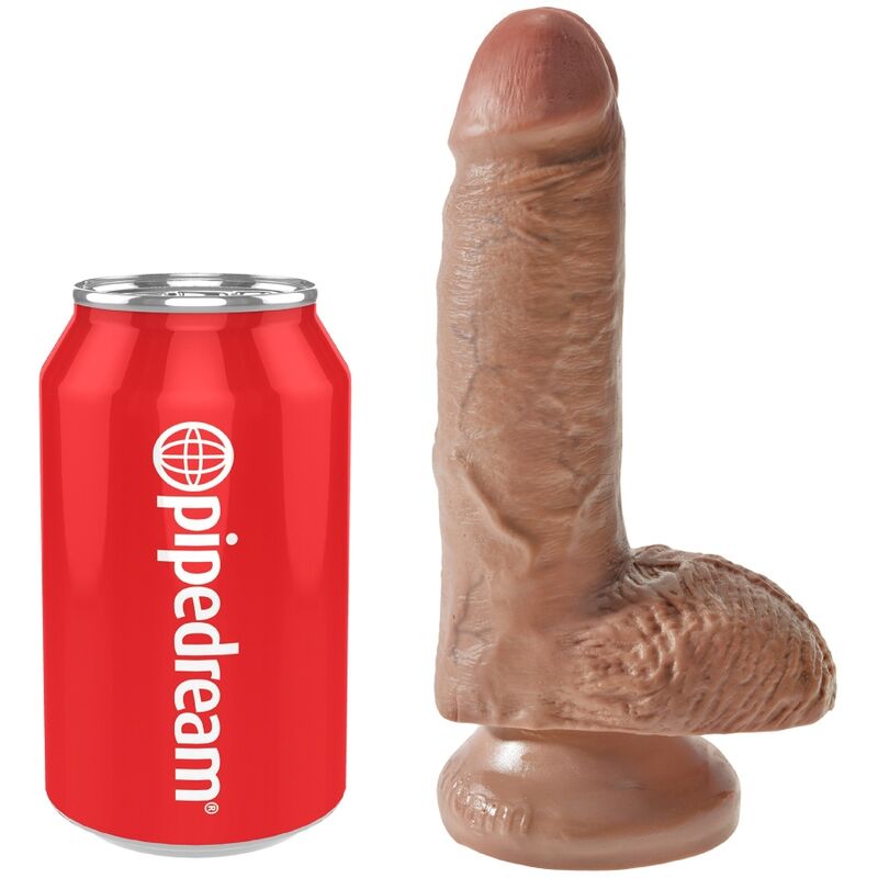 Gode Réaliste avec Testicules Ventouse 5 Tailles - King Cock