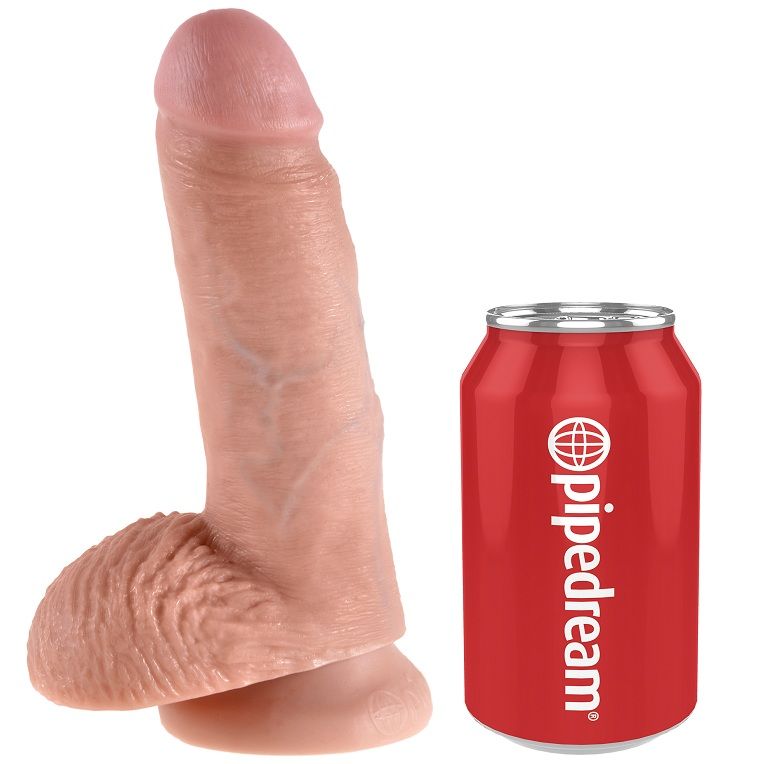 Gode Réaliste avec Testicules Ventouse - King Cock