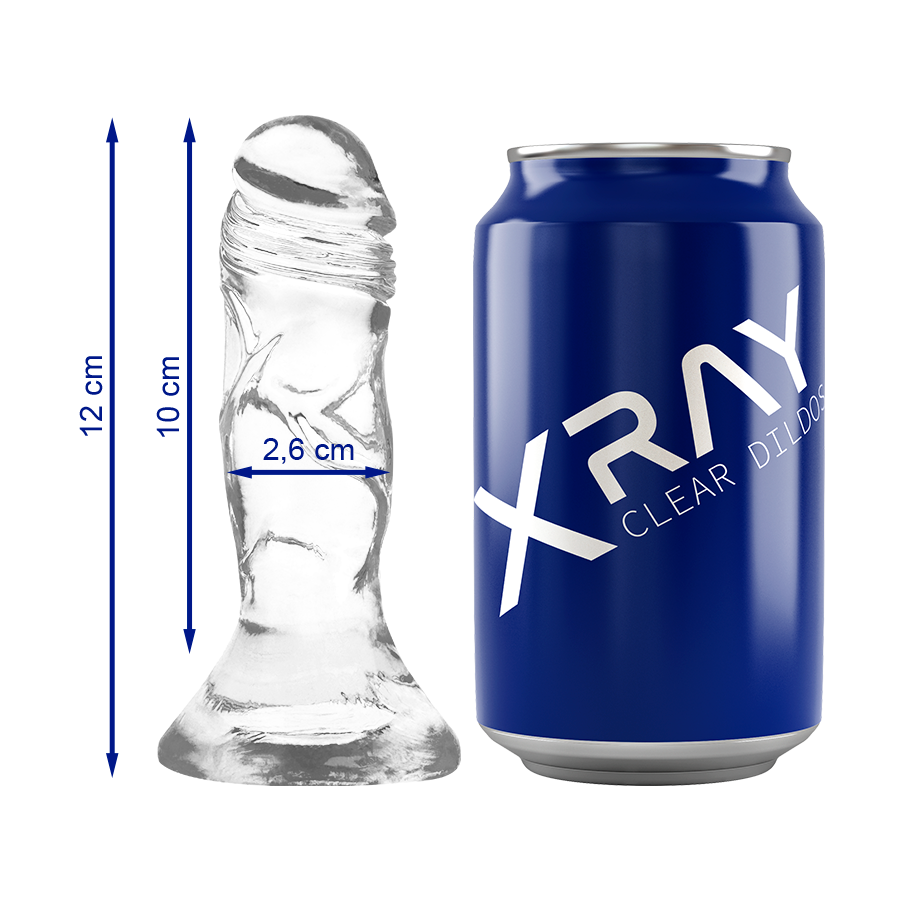 Gode ventouse X Ray — 12 cm - ø 2.6 cm