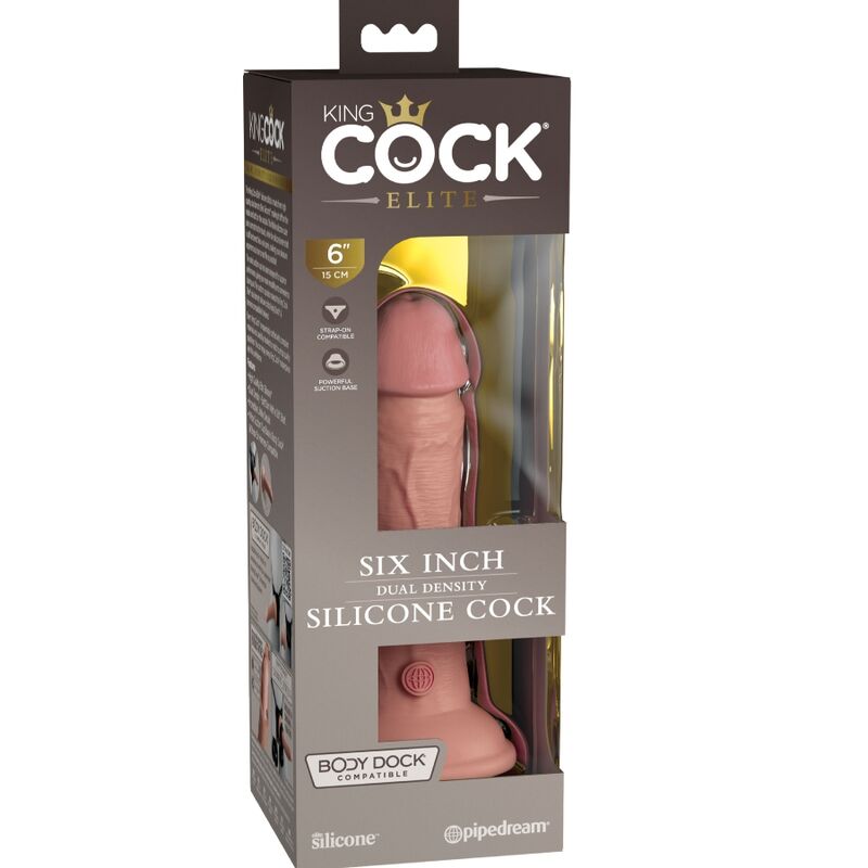 Vue d'ensemble — gode réaliste King Cock, density ventouse