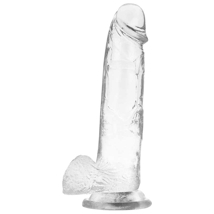 Gode Réaliste Transparent Testicules 4 Tailles Ventouse - X Ray