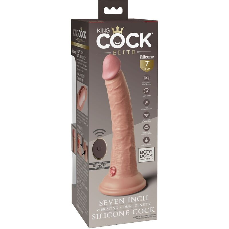 King Cock gode réaliste — télécommande