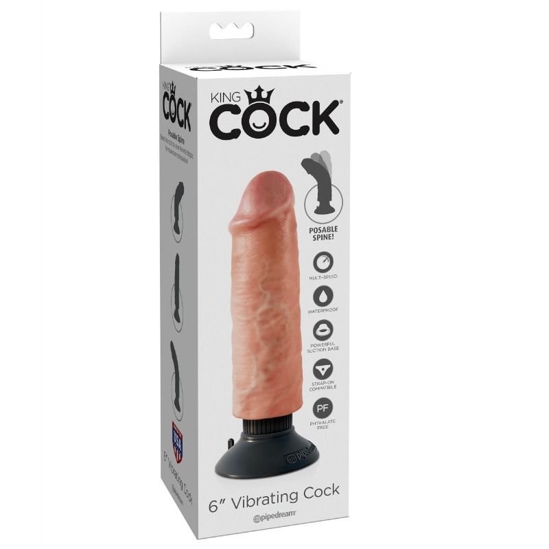 Emballage — gode réaliste King Cock