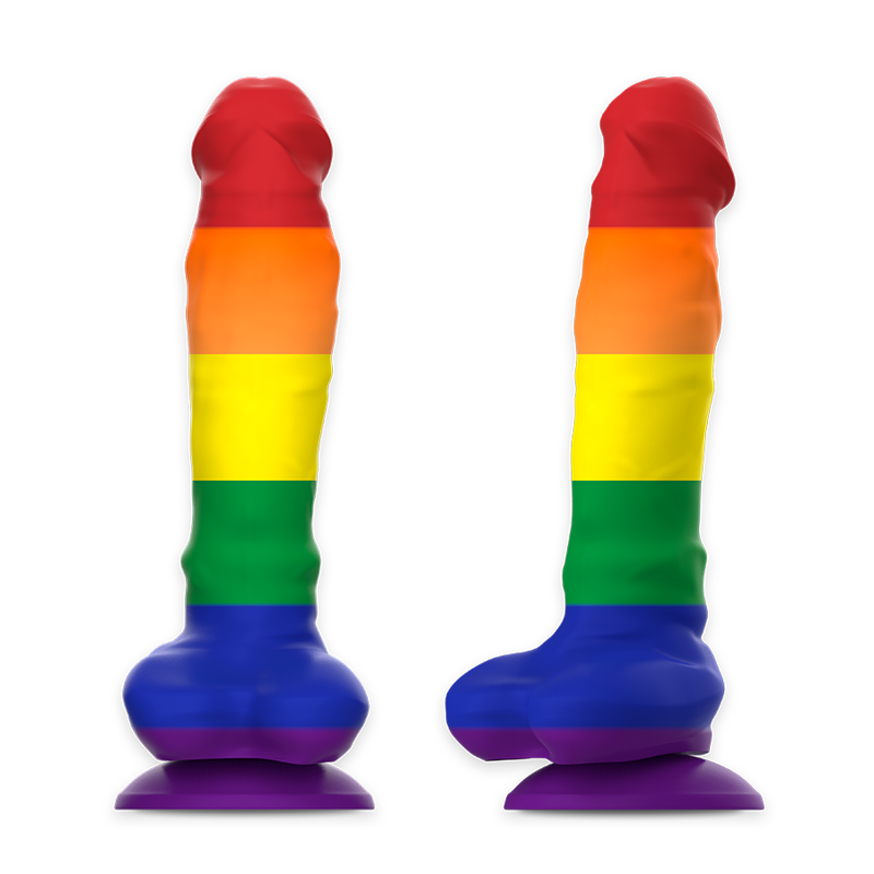 Gode Ventouse Corey Pride Silicone Couleurs Fierté 2 Tailles - Mythology Fantasy