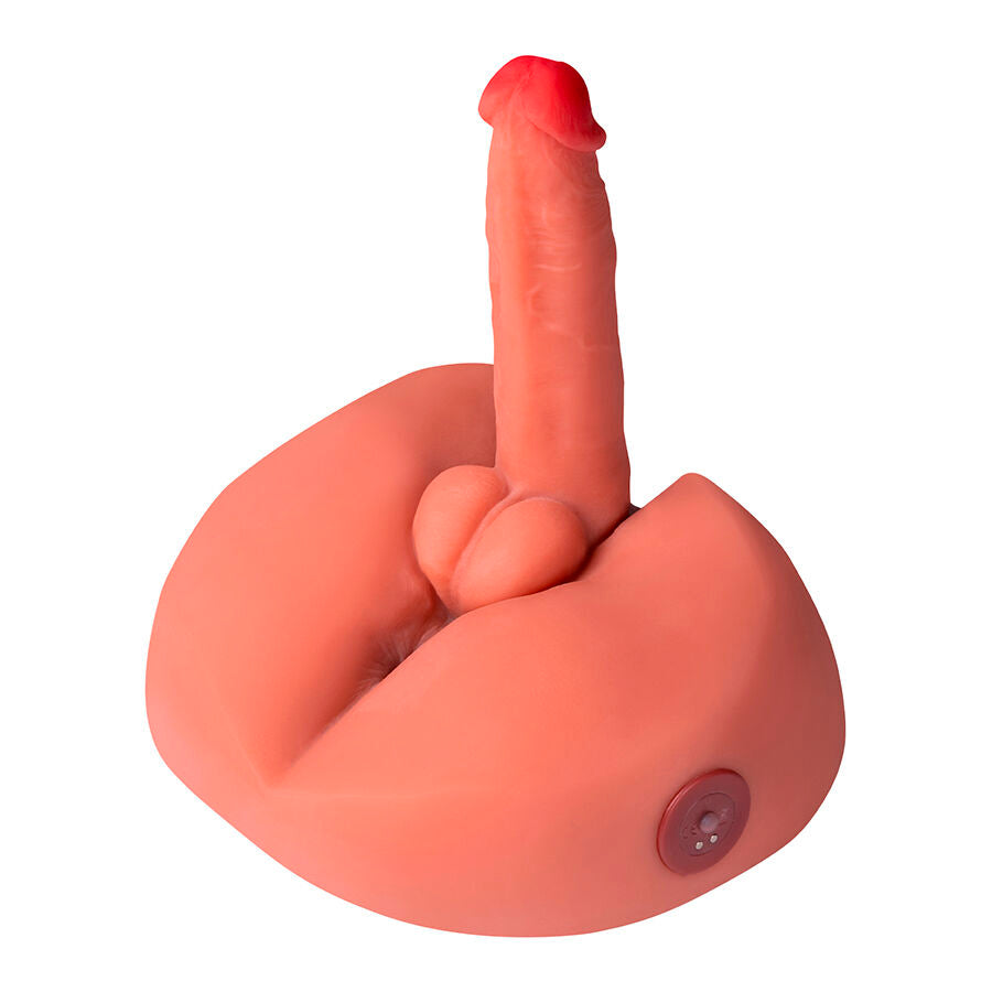 Gode Vibrant Réaliste Honey 25 cm Ventouse Rechargeable USB - Xise