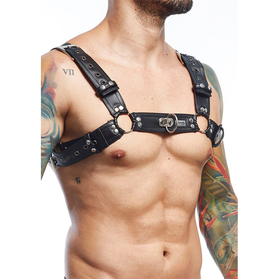 Harnais Torse DNGEON Similicuir Style Fétichiste Taille Unique - Mob