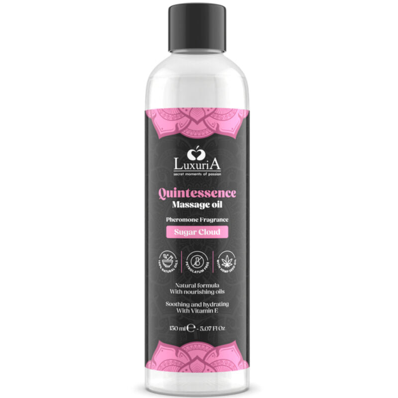 Huile de Massage Comestible Luxuria Aromatisée  - Intimateline