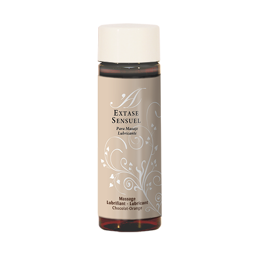 Huile de Massage Lubrifiant Chocolat Orange Base Eau - Extase Sensual