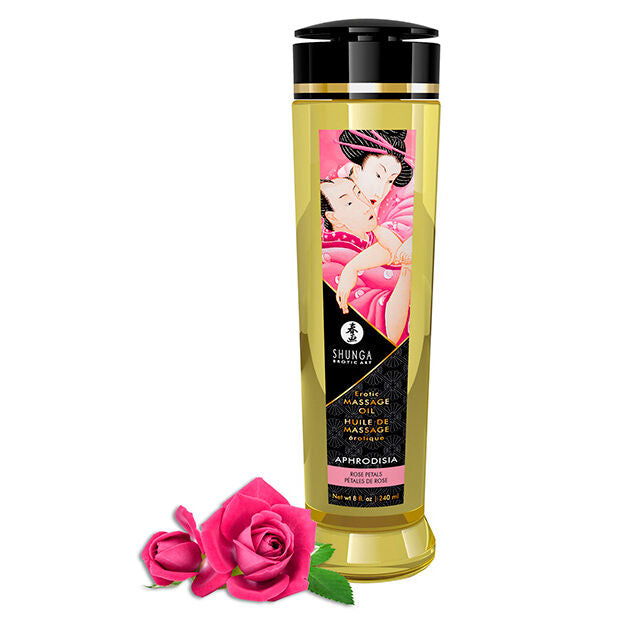 Huile de Massage Érotique Libido Parfumée 240 ml - Shunga