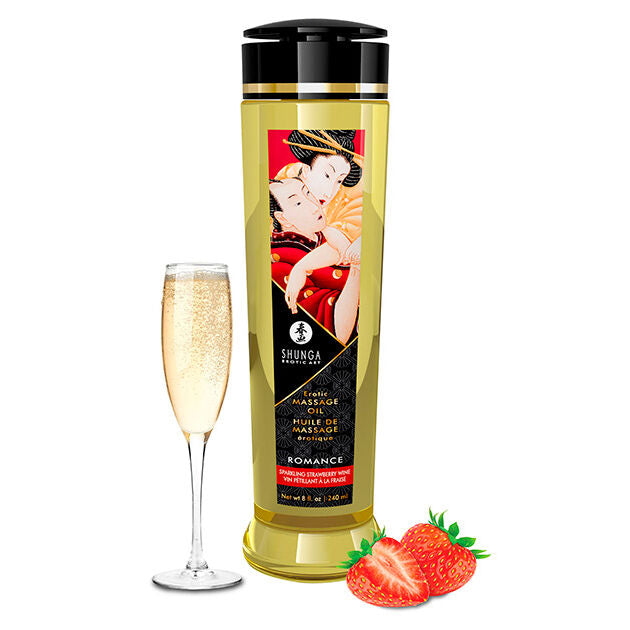Huile de Massage Érotique Libido Parfumée 240 ml - Shunga