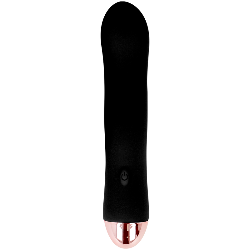 DOLCE VITA - RECHARGEABLE VIBRATOR, TWO BLACK, 7 SPEEDS
