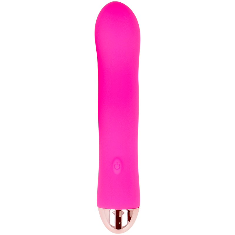 DOLCE VITA - RECHARGEABLE VIBRATOR, TWO PINK LIGHTS, 7 SPEEDS