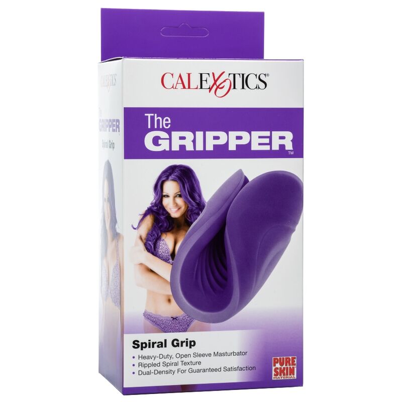 Spiral grip masturbator