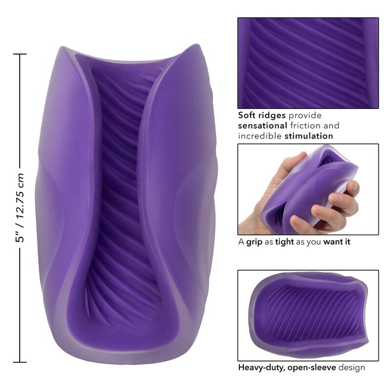 Spiral grip masturbator