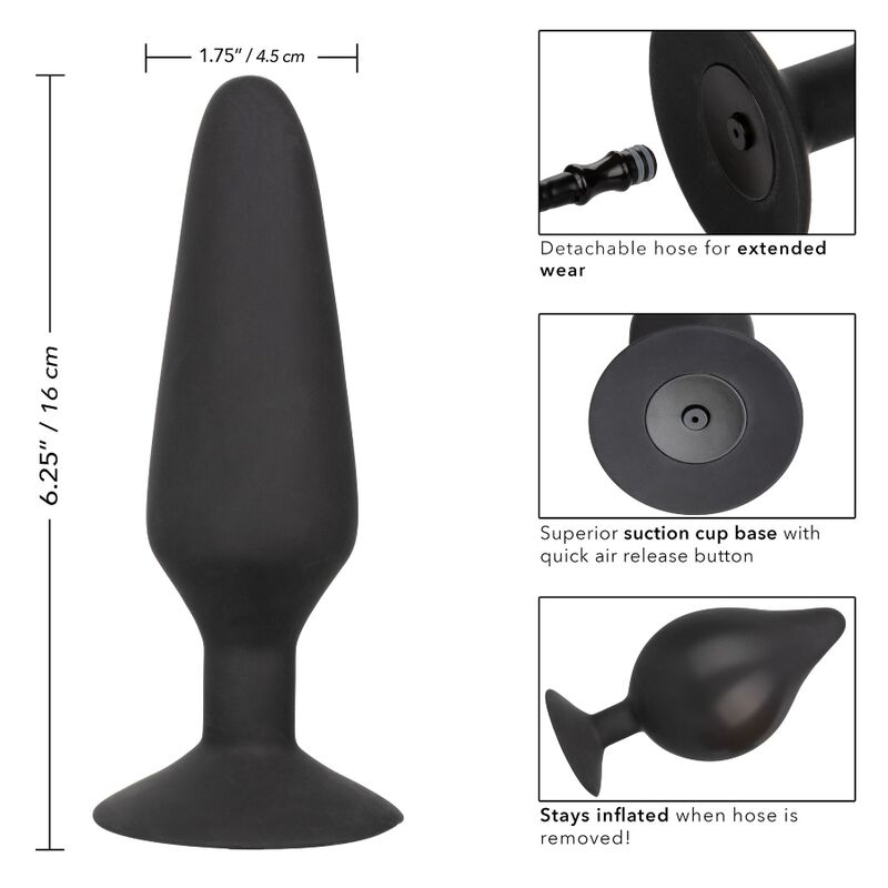 XL silicone inflatable plug