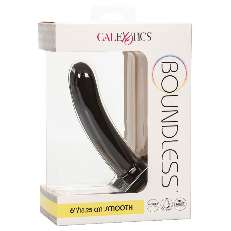 Boundless dildo 15.25 cm compatible smooth harness