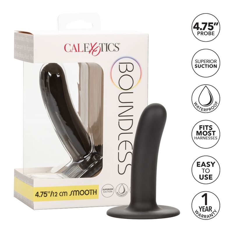 Boundless dildo 12 cm compatible smooth harness