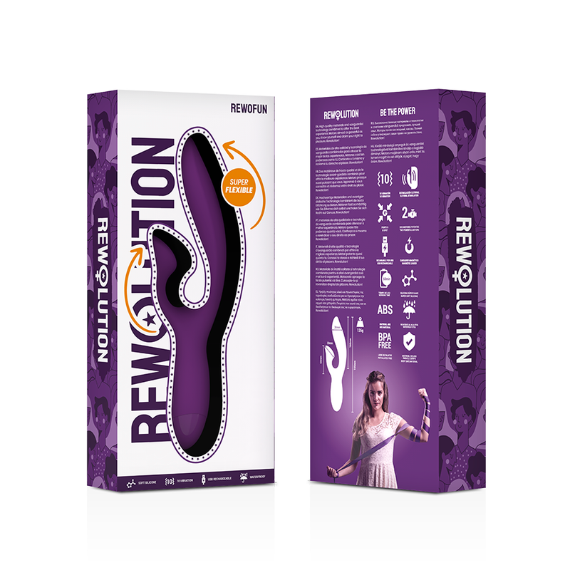 Rewofun Flexible Rabbit Vibrator