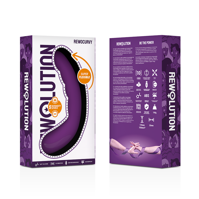 REWOLUTION - REWOCURVY FLEXIBLE RECHARGEABLE VIBRATOR