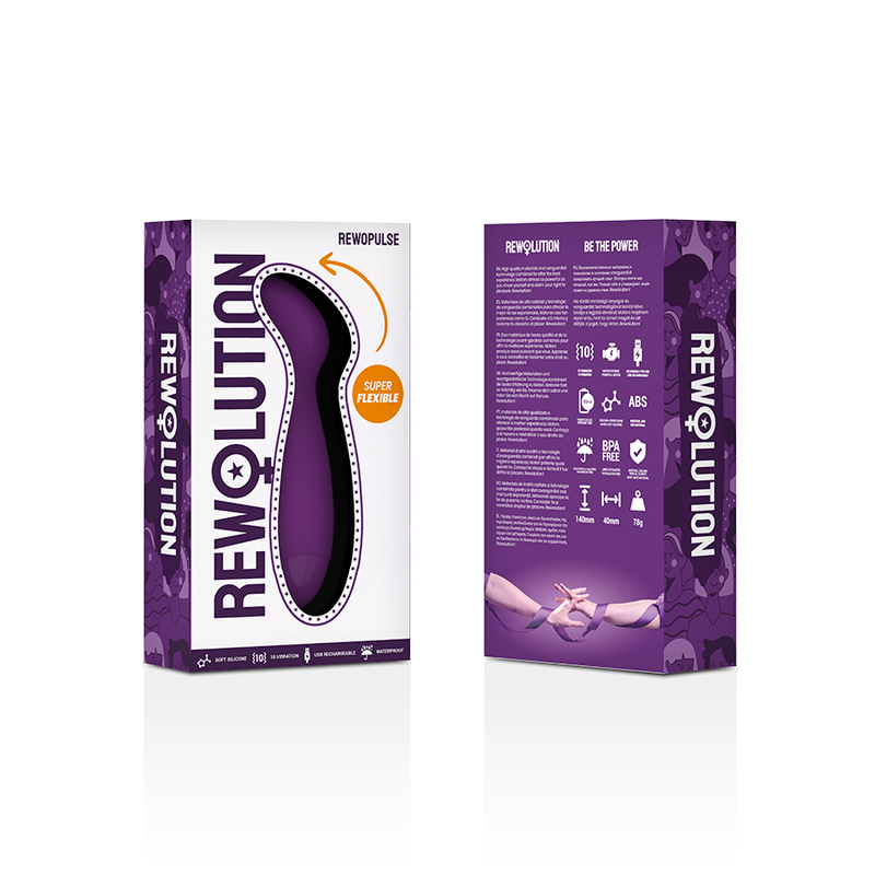 Rewopulse flexible vibrator g-spot stimulator