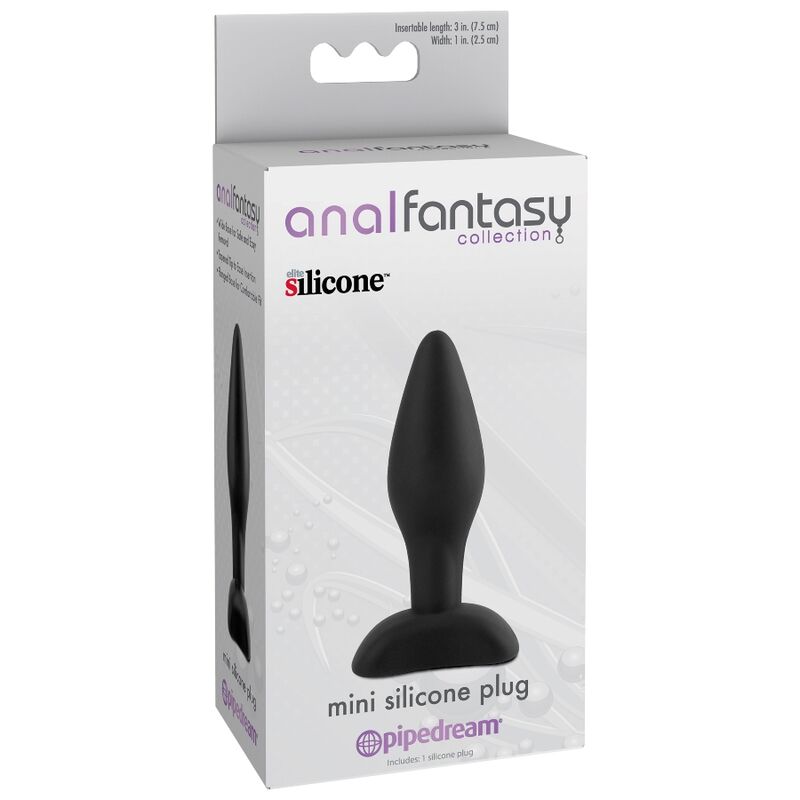Mini silicone anal plug
