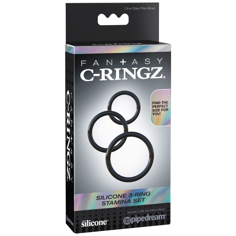 Silicone 3 rings stamina set