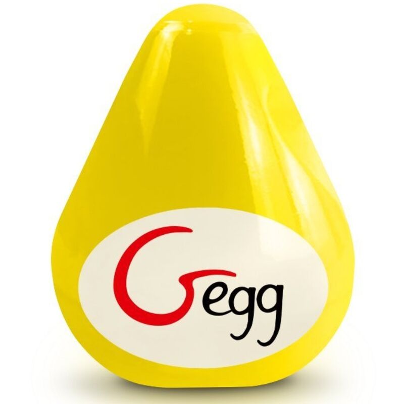 Reusable Yellow Textured Masturbating Egg
