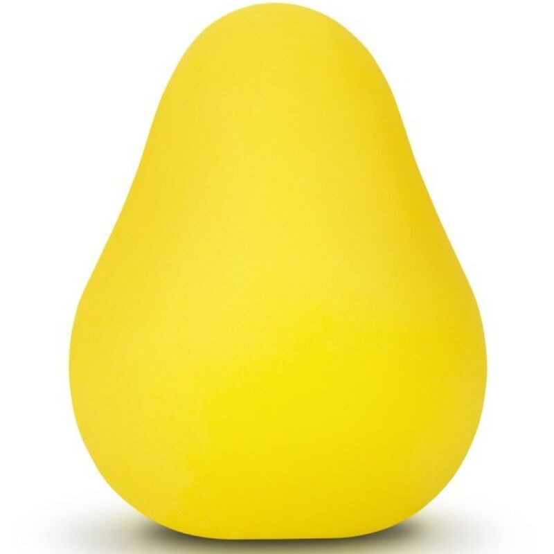 Reusable Yellow Textured Masturbating Egg
