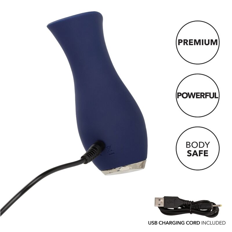 Chic blue tulip massager