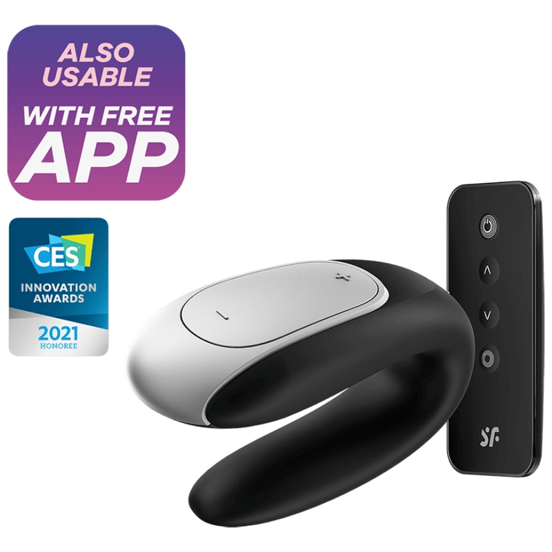 Black Double Fun Partner Vibrator