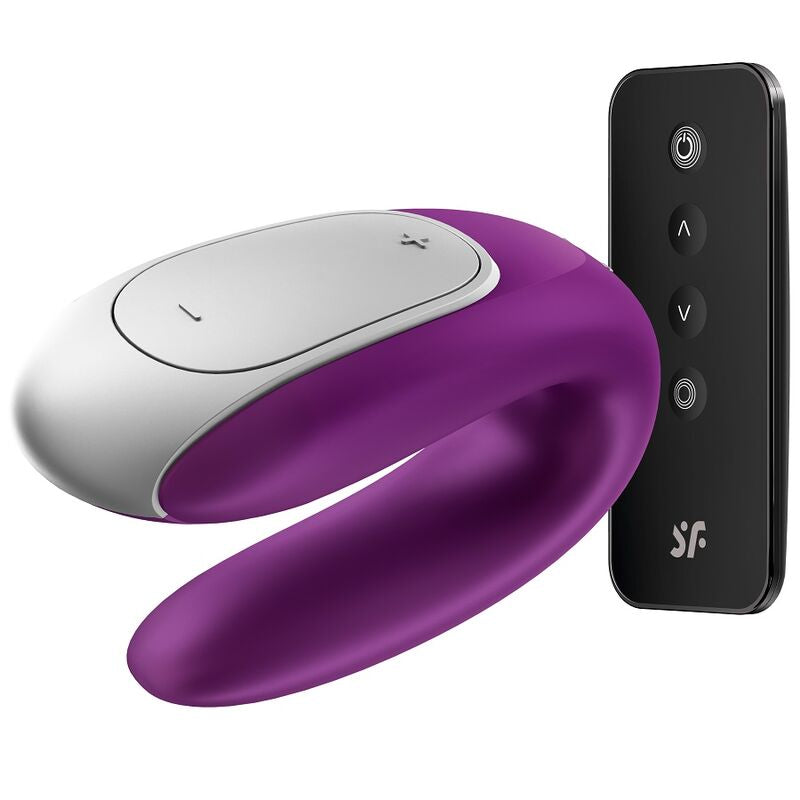 Double Fun Partner Vibrator Purple