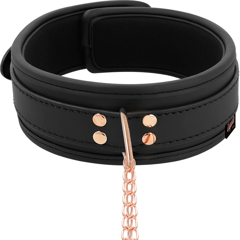 Fancy tip clip collar with neoprene lining