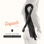 Fancy vegan leather whip