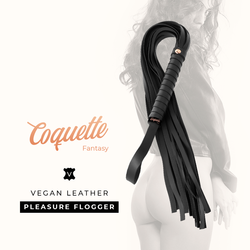 Fancy vegan leather whip