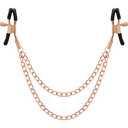 Fancy metal metelon clips with chain