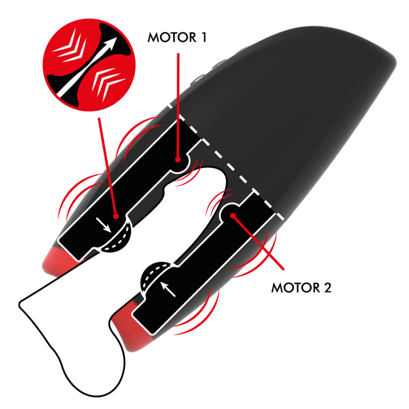 Novax masturbator with vibration and compression