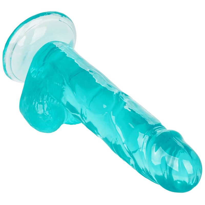 Queen size dildo blue 15.3 cm