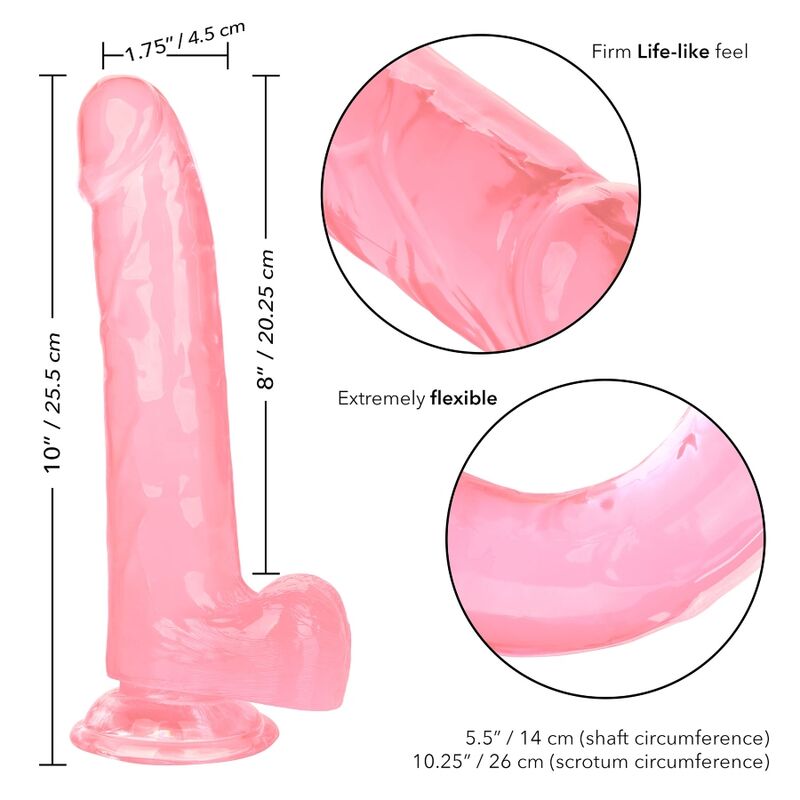 Queen size pink dildo 20.3 cm