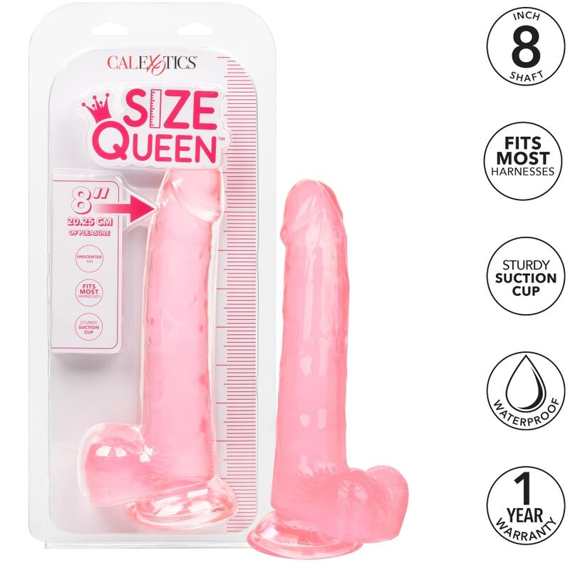 Queen size pink dildo 20.3 cm